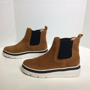 Steven New York Women’s Tan Suede Slip On Boots